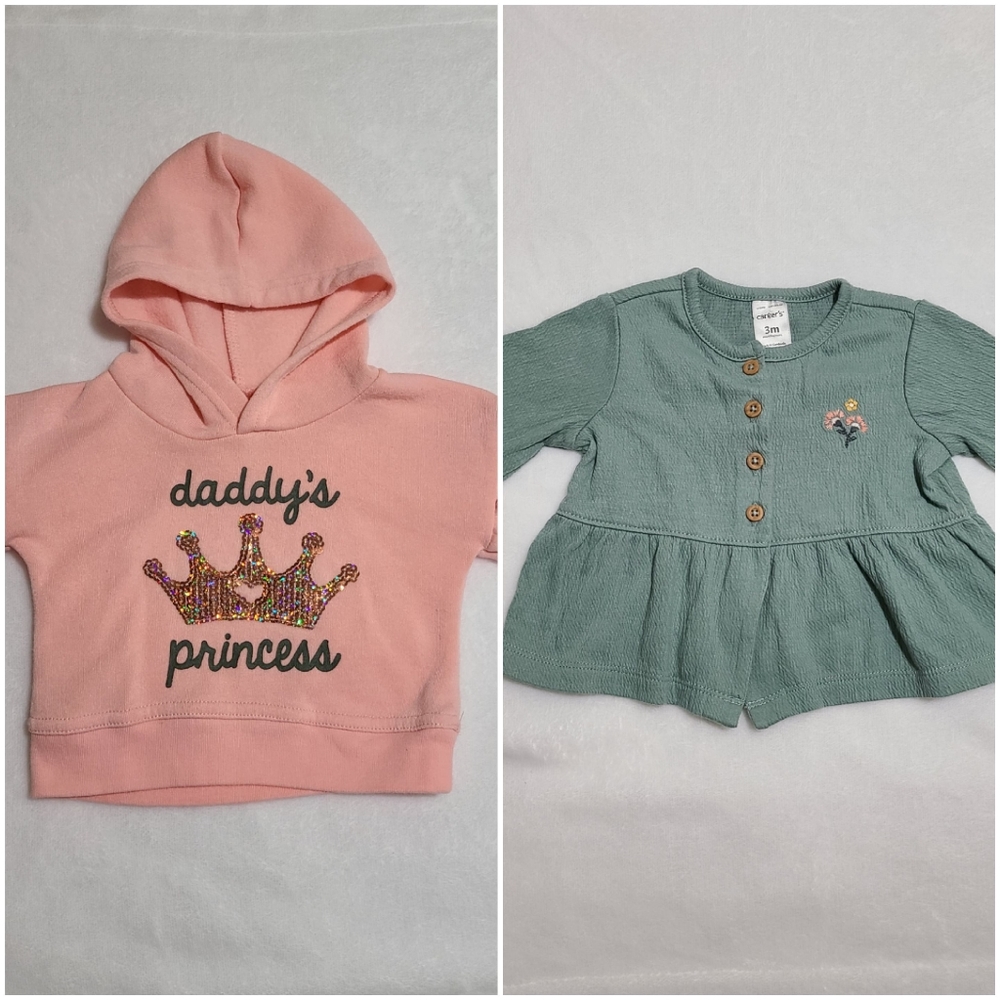 Outerwear Bundle 0-3 Month Hoodie Cardigan